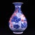 Late 20th Century Chinese Blue & White Underglaze Red Dragon Pear-Shaped Vase - 14" Tall For Sale - Image 5 of 9