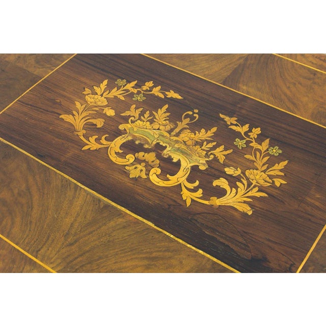 Antique Biedermeier Console Table, 1820s For Sale - Image 6 of 9