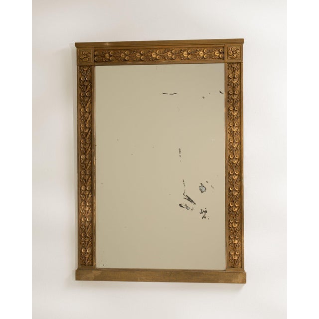 19th Century France Gold Wood Mirror For Sale In Greensboro - Image 6 of 9