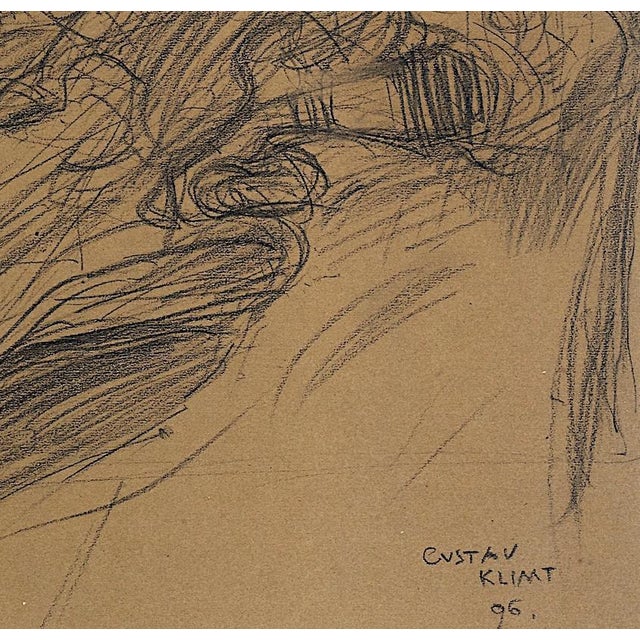 Gustav Klimt, Young Woman in an Armchair, Serigraph For Sale - Image 4 of 5