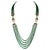 335 Carat 5-Strand Emerald Necklace with 6.5 Carat Diamond & Enamel in 14k Gold For Sale - Image 15 of 18
