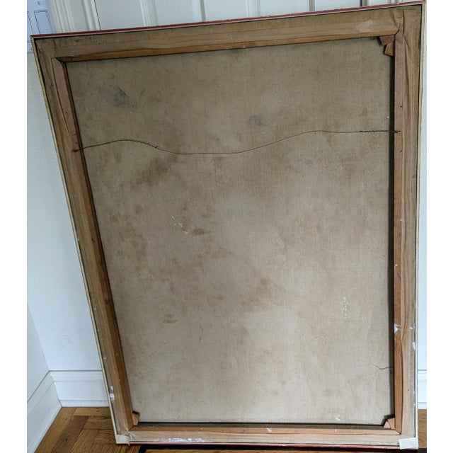 Expressionism 1980s Expressionist Oil Impasto Floral Still Life For Sale - Image 3 of 10