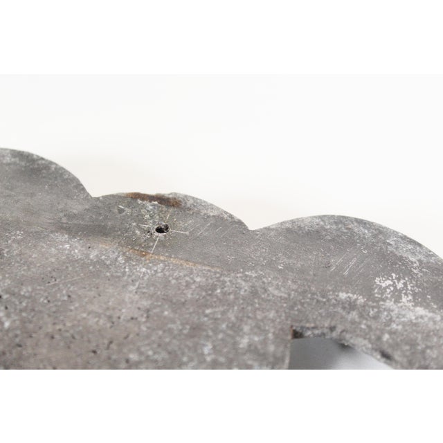 Metal Vintage Brutalist Door Handles in Cast Aluminium, 1970s, Set of 2 For Sale - Image 7 of 9
