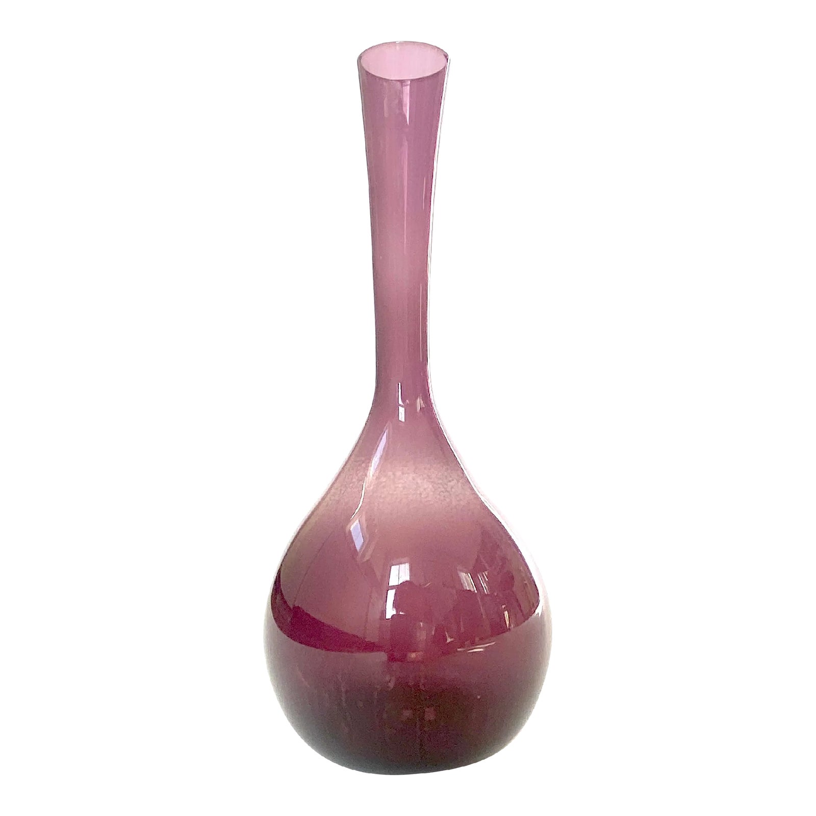 1960s Arthur Percy Mid-Century Swedish Modern Art Glass Vase for