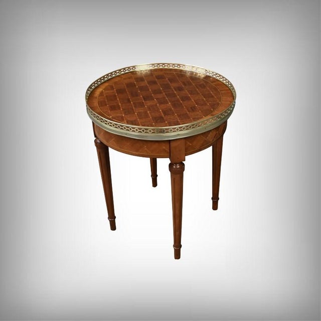 Small Marquetry Hot Water Bottle Table, 20th Century For Sale - Image 14 of 14