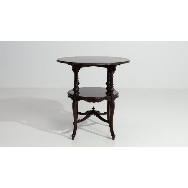 19th Century Victorian Two-Tier Side Table For Sale - Image 10 of 12