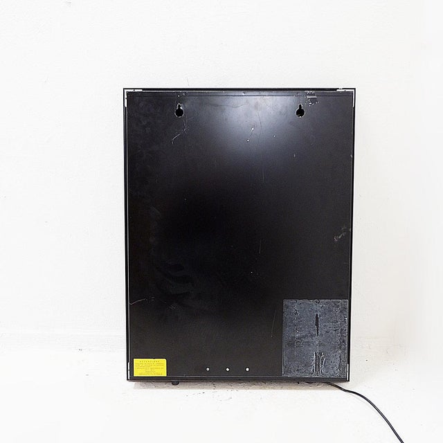 Black Infinity Mirror with Black Metal Frame, Italy, 2010s For Sale - Image 8 of 16