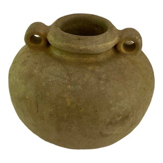 Antique Chinese Celadon Glaze Jarlet Song Dynasty (960-1279) Chinoiserie For Sale