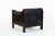 Wood Mid Century Danish Black Leather Lounge Chair in Style of Arne Norell, Matching Sofa For Sale - Image 7 of 15