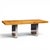 Roger Sprunger for Dunbar Mid Century Burlwood and Chrome Expanding Dining Table With 2 Leaves For Sale - Image 9 of 13