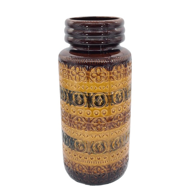 Ceramic 289-47 Vase with Relief Decor from Scheurich Keramik, West Germany, 1970s For Sale - Image 11 of 11