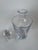 Transparent 1970s Art Deco / Bohemian Style Heavy Crystal Geometric Liquor Decanter With Faceted Stopper For Sale - Image 8 of 8