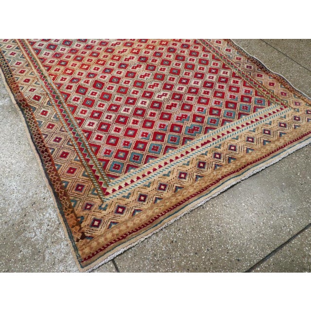 Textile Galerie Shabab Collection Mid-20th Century Persian Kashan Rug For Sale - Image 7 of 9