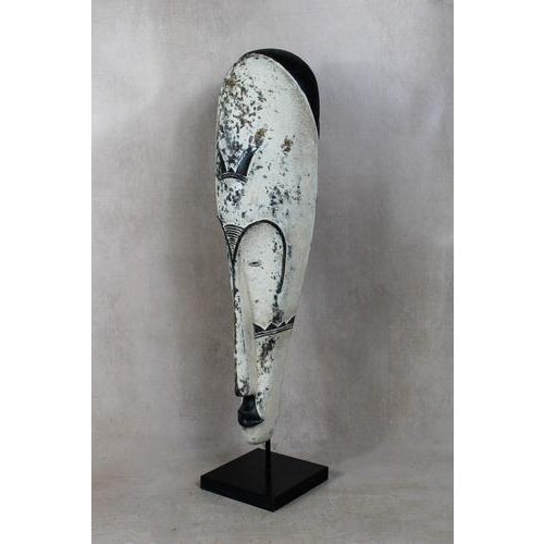 Well known for their reliquary figures the Fang also danced finely sculpted masks during a number of ritual activities....