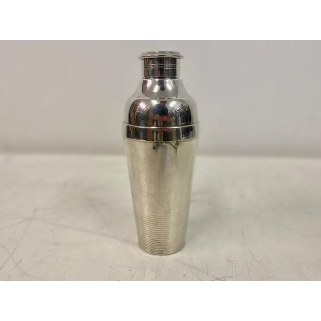 Metal Metal Cocktail Shaker by Luc Lanel for Christofle For Sale - Image 7 of 11