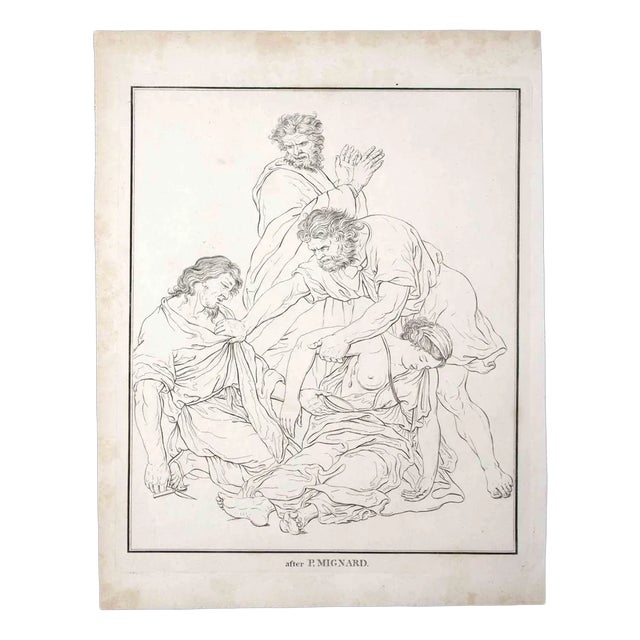 Thomas Holloway, The Surviving, Original Etching, 1810 For Sale