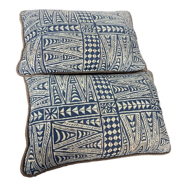 David Duncan for Fortuny Mellila Decor Pillows, Pair For Sale