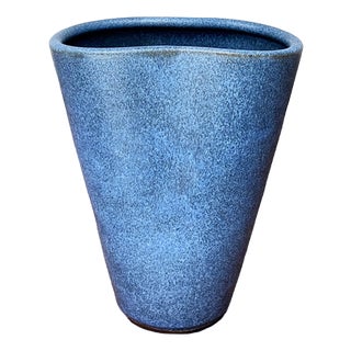Mid-Century German Minimalist Studio Pottery Vase by Hildegard and Peter Delius for Hamelner Kunsttöpferei, 1960s For Sale