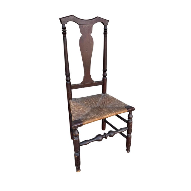 18th Century Queen Anne Country Chair For Sale - Image 4 of 15