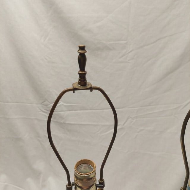 Late 20th Century Mid-Century Modern Pastel Pink Lamp - a Pair For Sale - Image 4 of 7