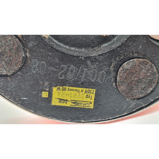 Table Lamp in Red Metal from Aka Leuchten, 1960s For Sale - Image 10 of 11