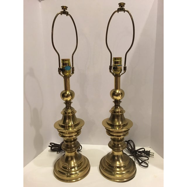Stiffel Brass Vintage Table Lamps a Pair Chairish