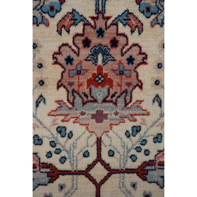 Offered by Thijs: this vintage, high-quality wool Middle Eastern rug with vibrant colors and a beautiful pattern. : Let...