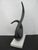 Mid-Century Modern Interlude Home Modernist Twist Metal Sculpture on Marble Base For Sale - Image 3 of 11