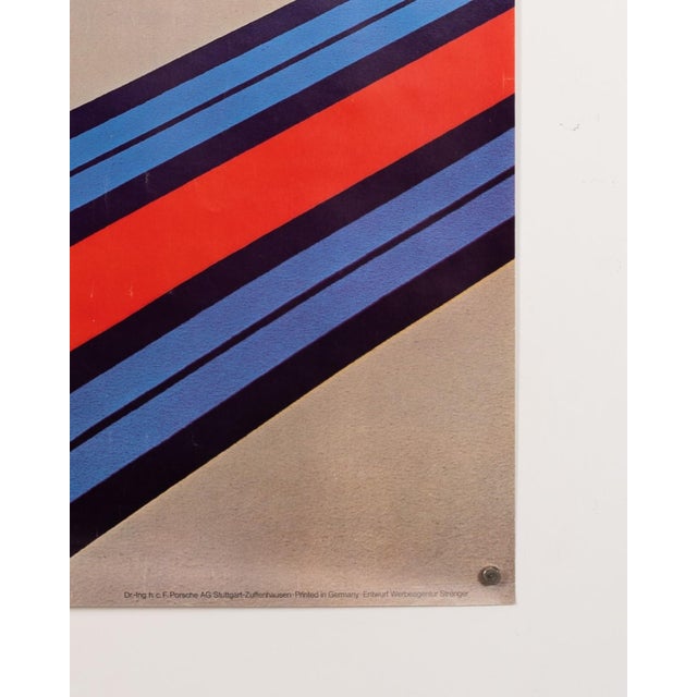 Modern Original Porsche Poster, 1970s For Sale - Image 3 of 9