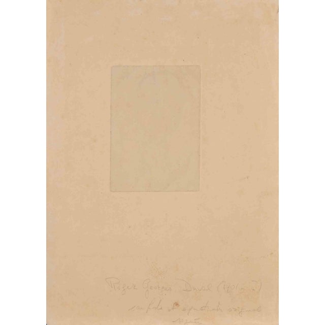 Pierre Georges Duval Visage Etching Mid 20th Century Chairish