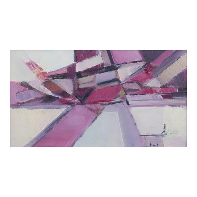 Torsten Hult, Abstract Composition, 1960s, Oil on Canvas For Sale - Image 8 of 8