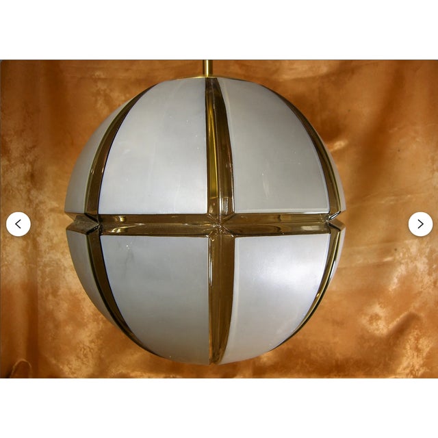 Murano Glass Pendant Light from Glashütte Limburg For Sale - Image 6 of 7