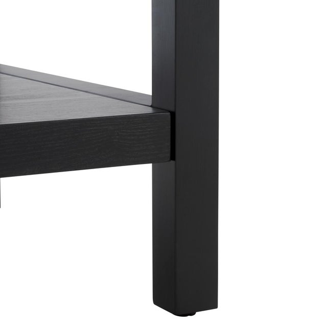 Early 21st Century Omara 1 Shelf Side Table in Black For Sale - Image 5 of 8