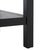 Early 21st Century Omara 1 Shelf Side Table in Black For Sale - Image 5 of 8
