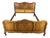 Vintage French Louis XVI Double Bed Frame in Oak For Sale