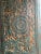 1920s Midcentury Vintage Carved Lotus Mandala Door – Brass Stud Accents Huge Library Door 100 For Sale - Image 5 of 7