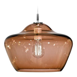Aura Pendant Light from the Versuvius Collection in Tea For Sale