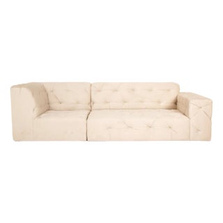 Venus Velvet Fabric Three Seater Sofa from Iconx Studios For Sale