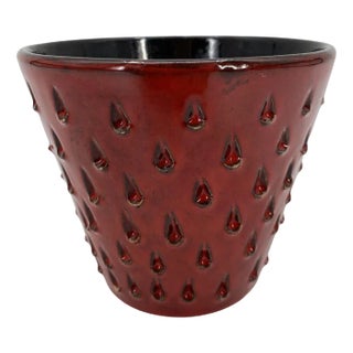 Italian Ceramic Fragola Flower Pot by Fratelli Fanciullacci, 1960 For Sale