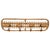 Italian Bohemian Bamboo and Rattan Wall Coat Hanger, 1960s For Sale - Image 10 of 10