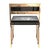 "Ispirazione" Chair With Bronze and Stainless Steel Details For Sale - Image 4 of 6