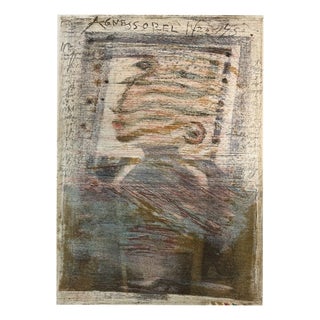 Belli, Homage to Agnes Sorel, 1970s, Oil on Canvas For Sale