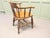 Wood Antique Beech and Elm Smokers Desk Chair, 1800s For Sale - Image 7 of 8