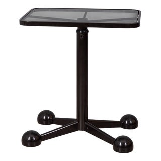Vintage Trolley Table in Black Metal from Allegri For Sale