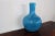 Blue Porcelain Vase For Sale - Image 4 of 7