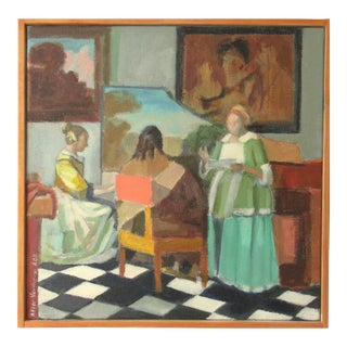 The Concert, After Vermeer, by Anne Carrozza Remick For Sale