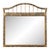 Vintage Alexander & Sheridan Rattan Mantel Mirror, Bespoke Faux Tortoiseshell Finish, Hollywood Regency - Newly Painted For Sale