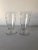 1950s Vintage Floral Etched Glass Ice Tea Glasses - Set of 2 For Sale - Image 5 of 5