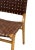 A pair of hand-crafted teak framed & woven leather strap chair. These chairs are crafted by local artisans using a wood...