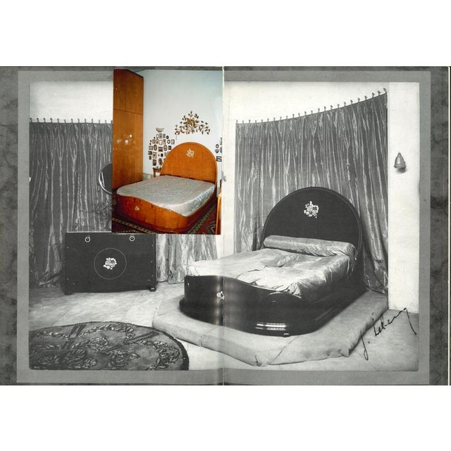 Art Deco Bed in Mahogany and Amboyn from Jules Leleu, 1923 For Sale - Image 17 of 18